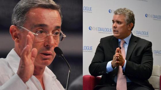 Álvaro Uribe a Iván Duque