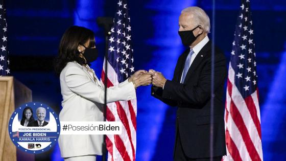 Joe Biden presidente de Estados Unidos y Kamala Harris su vicepresidenta Joe Biden y Kamala Harris