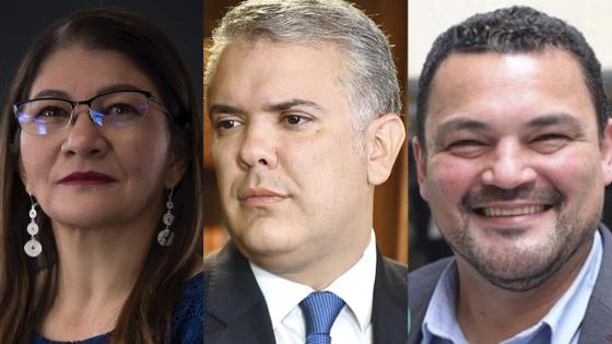 Sandra Ramírez y Sergio Marín señalados de decirle "homicida" a Iván Duque