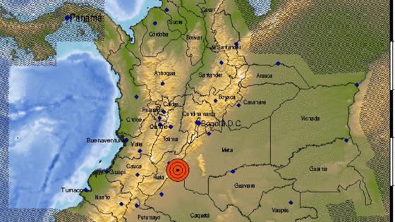 Temblor en Colombia