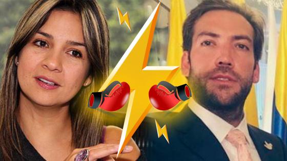 Vicky Dávila y Martín Santos: un enfrentamiento que no da tregua Vicky Dávila y Martín Santos: un enfrentamiento que no da tregua