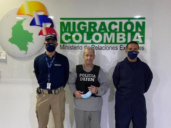 Exparamilitar Hernán Giraldo Serna volvió a Colombia
