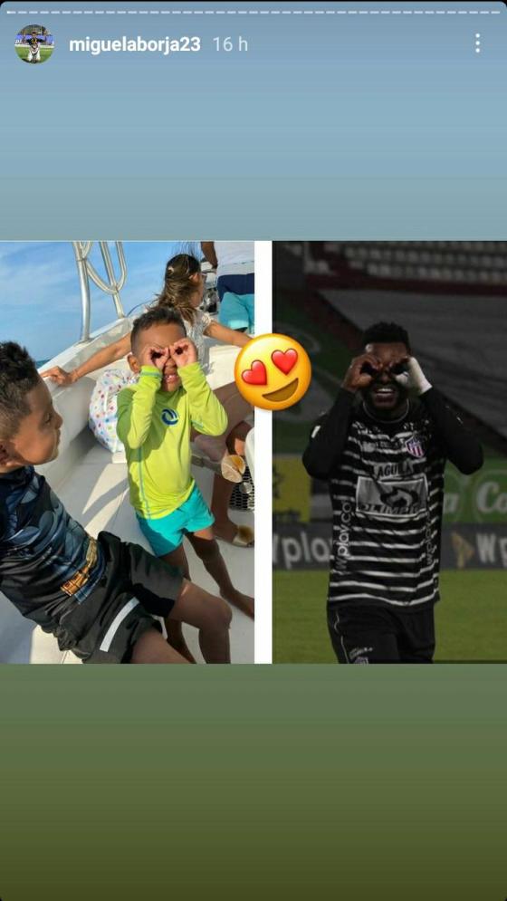 Burlas de Miguel Ángel Borja al América de Cali en partido de la liga Burlas de Miguel Ángel Borja al América de Cali en partido de la liga