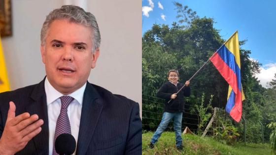 Duque rechaza amenazas conta Francisco Vera, niño ambientalista Duque rechaza amenazas conta Francisco Vera, niño ambientalista