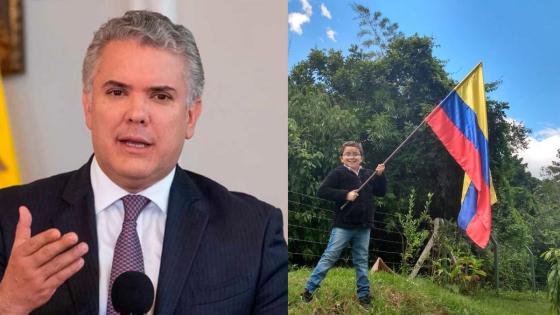 Duque rechaza amenazas conta Francisco Vera, niño ambientalista