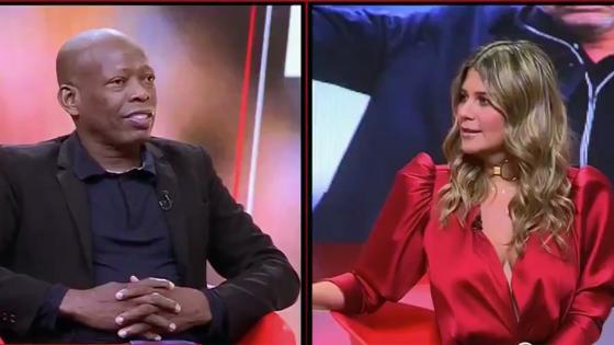 El 'Tino' Asprilla y Lady Noriega, con el permiso del 'Bolillo' Gómez