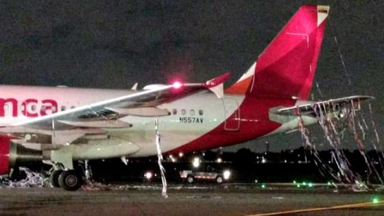 Globo pirotécnico se enredó en un avión y causó emergencia en El Dorado