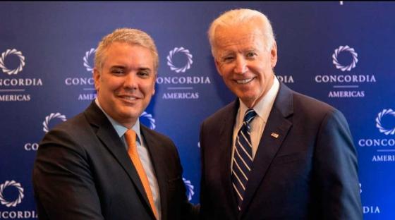 Gobierno colombiano felicitó a Joe Biden tras su posesión