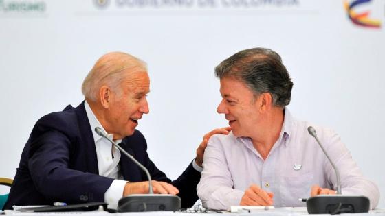 Santos confía en Joe Biden para devolver la democracia a Venezuela Santos confía en Joe Biden para devolver la democracia a Venezuela