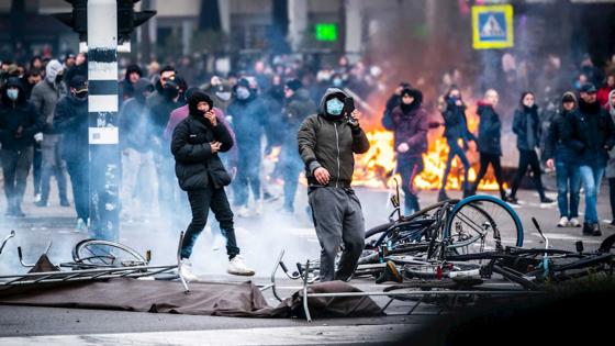 Disturbios Países Bajos
