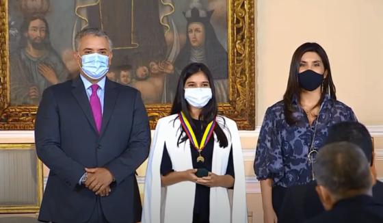 Presidente Duque reconoció a estudiantes con Prueba Saber perfecta Presidente Duque reconoció a estudiantes con Prueba Saber perfecta