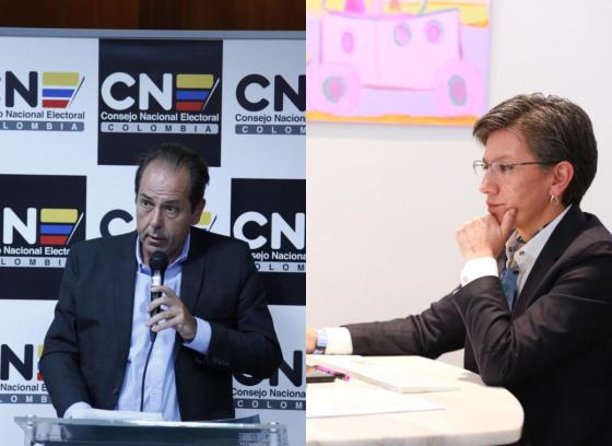 José Miguel Santamaría y Claudia López José Miguel Santamaría y Claudia López