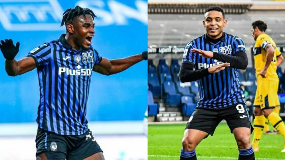 Zapata y Muriel se reportaron en goleada del Atalanta