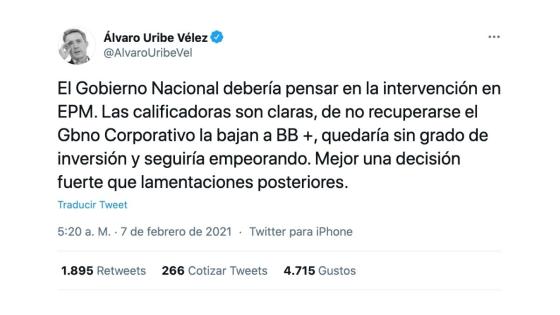 Álvaro Uribe EPM Álvaro Uribe EPM