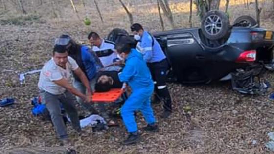 Accidente hinchas de Millonarios en El Copey