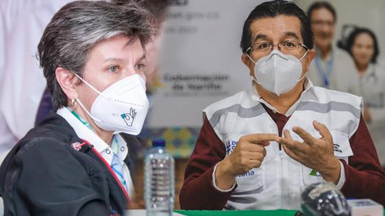 Agarrón entre Claudia López y el ministro de Salud por las vacunas