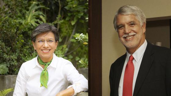 Claudia López y Enrique Peñalosa