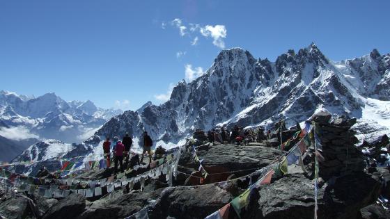 Glaciar en el Himalaya