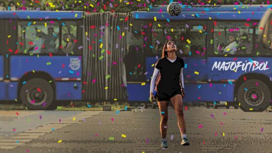 María José, la tesa del fútbol freestyle