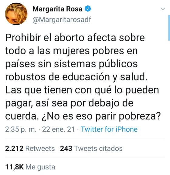 Tajante respuesta de Margarita Rosa de Francisco a Felipe Zuleta