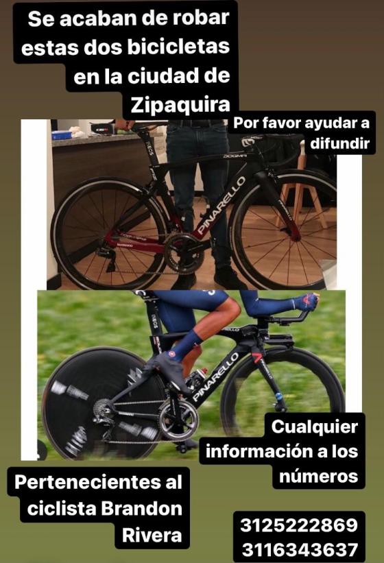 Brandon Rivera víctima de robo en Zipaquirá Brandon Rivera víctima de robo en Zipaquirá