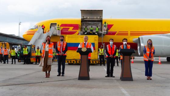 Oficial, primeras vacunas contra covid-19 llegaron a Colombia Oficial, primeras vacunas contra covid-19 llegaron a Colombia