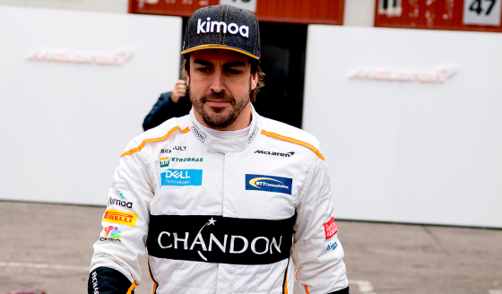 Fernando Alonso fue atropellado en Suiza Fernando Alonso fue atropellado en Suiza