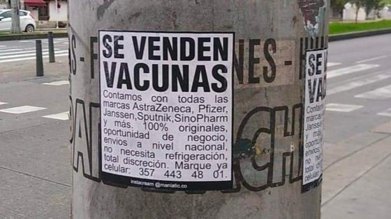 La verdad detrás de los panfletos de 'se venden vacunas' La verdad detrás de los panfletos de 'se venden vacunas'