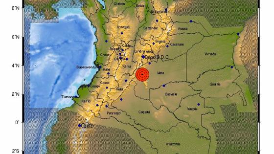 Sismo en Colombia