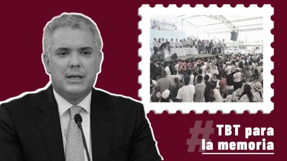 TBT para la memoria | Cuando Duque dijo que gobernaría desde Buenaventura TBT para la memoria | Cuando Duque dijo que gobernaría desde Buenaventura
