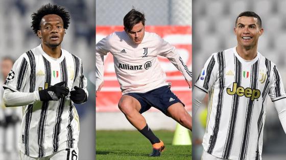 Juan Cuadrado, Cristiano Ronaldo, Dybala Juventus