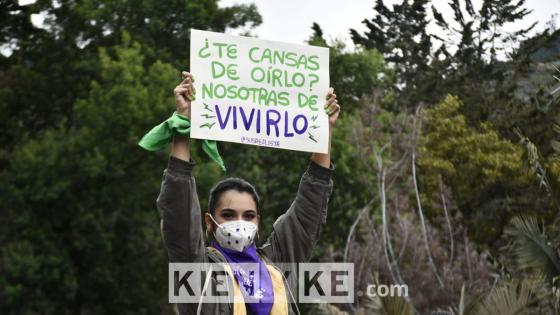  marcha del Día Internacional de la Mujer en Bogotá