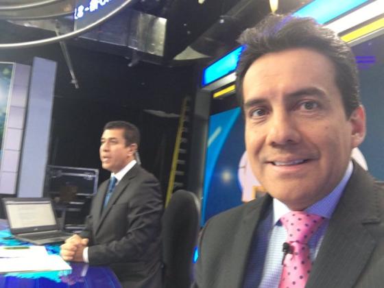 ESPN Radio Colombia: pantalla cayó sobre Carlos Orduz ESPN Radio Colombia: pantalla cayó sobre Carlos Orduz