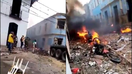 18 heridos por carro bomba en Corinto, Cauca 18 heridos por carro bomba en Corinto, Cauca