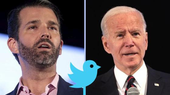 Hijo de Donald Trump se burló del presidente Joe Biden en Twitter Hijo de Donald Trump se burló del presidente Joe Biden en Twitter