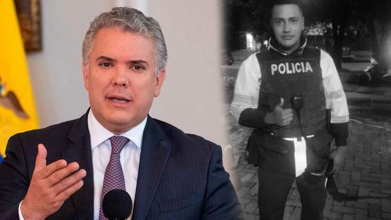 “Su sacrificio no quedará impune”, Duque sobre muerte de patrullero