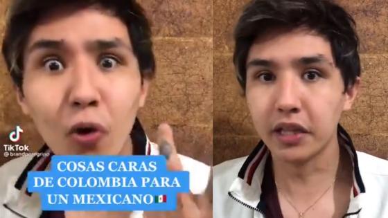 Tiktoker mexicano criticando TransMilenio