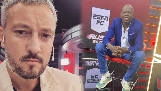 Rifirrafe entre el 'Tino' Asprilla y el periodista Pablo Carrozza