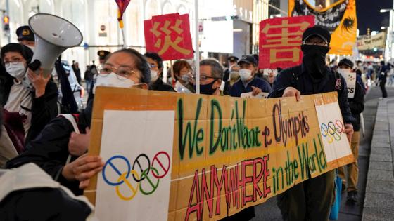 Protestas en Tokio contra el desarrollo de los Juegos Olímpicos Protestas en Tokio contra el desarrollo de los Juegos Olímpicos