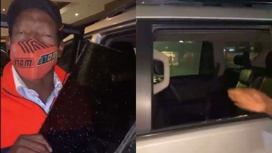 Robo al Tino Asprilla en el norte de Bogotá Robo al Tino Asprilla en el norte de Bogotá