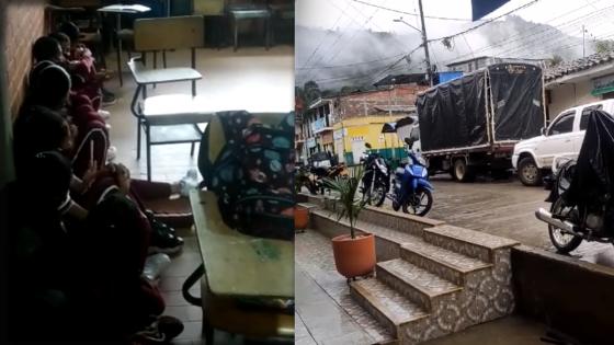 video niños resguardándose de las balas en Toribío niños resguardándose de las balas en Toribío