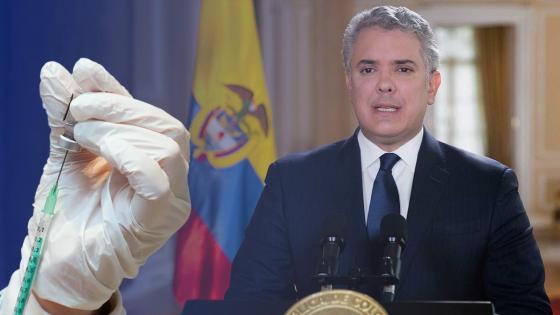 Presidente Iván Duque se aplicará vacuna de AstraZeneca