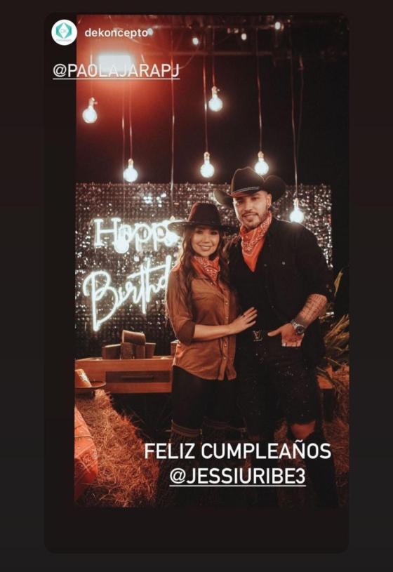 El cumpleaños de Jessi Uribe se celebró con tremenda parranda