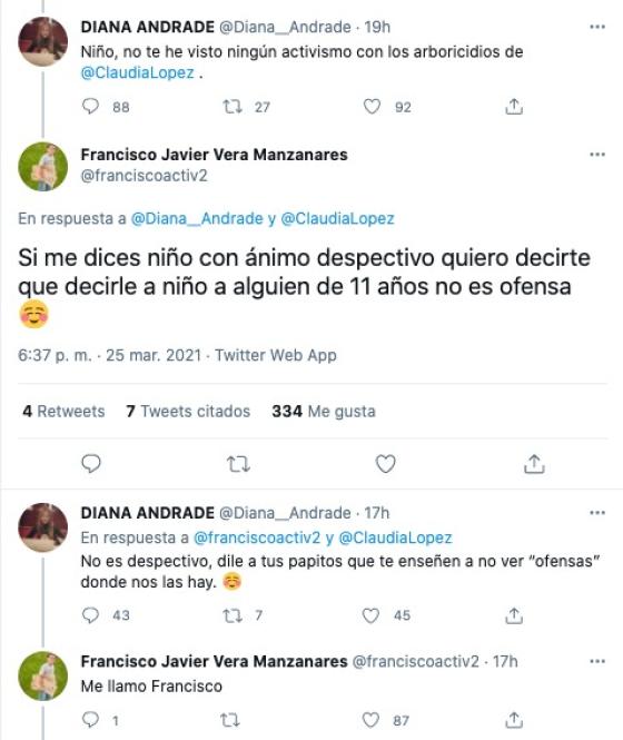 Ataques a Francisco Vera en redes sociales