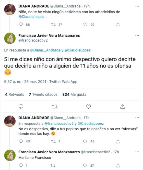 Ataques a Francisco Vera en redes sociales Ataques a Francisco Vera en redes sociales