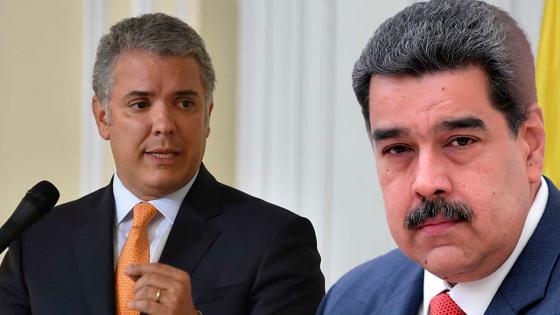 Iván Duque y Nicolás Maduro