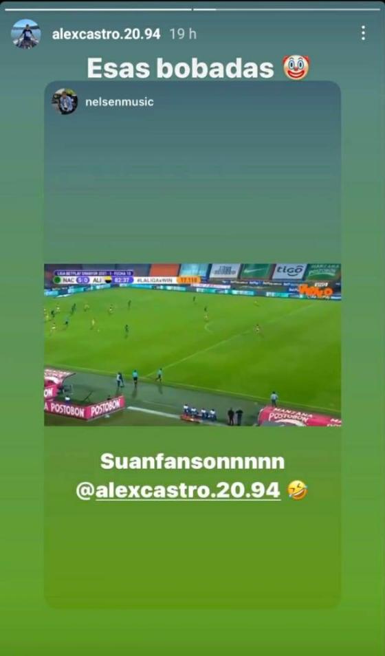 Vainazo de Alex Castro a Eduardo Luis por narración de gol