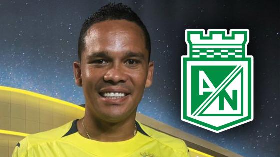 Vainazo de Carlos Bacca en partido de Atlético Nacional vs. Junior Vainazo de Carlos Bacca en partido de Atlético Nacional vs. Junior