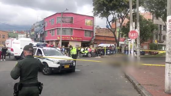 Balacera al sur de Bogotá