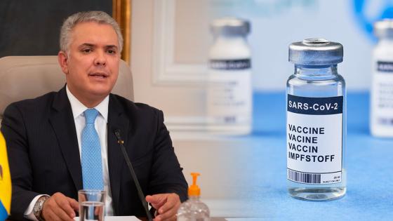 Duque pide a EE.UU. ayudar a países sin vacunas contra el covid-19